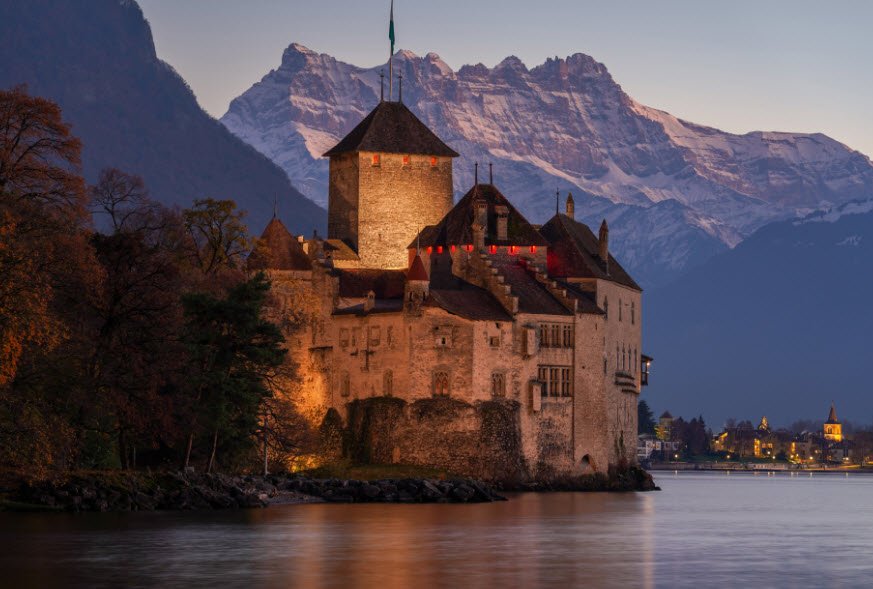 Chillon Castle, Veytaux, Switzerland, Switzerland